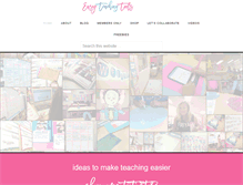 Tablet Screenshot of easyteachingtools.com